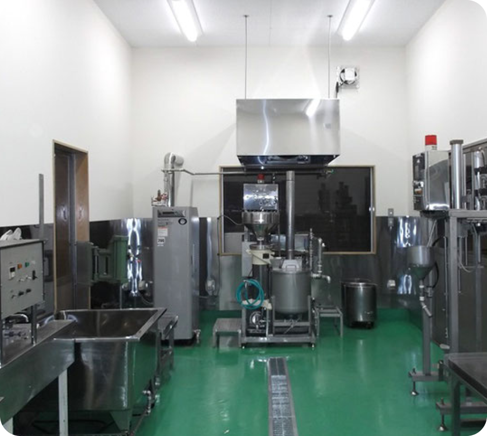 豆乳・豆腐製造の工程を知り尽くした技術力